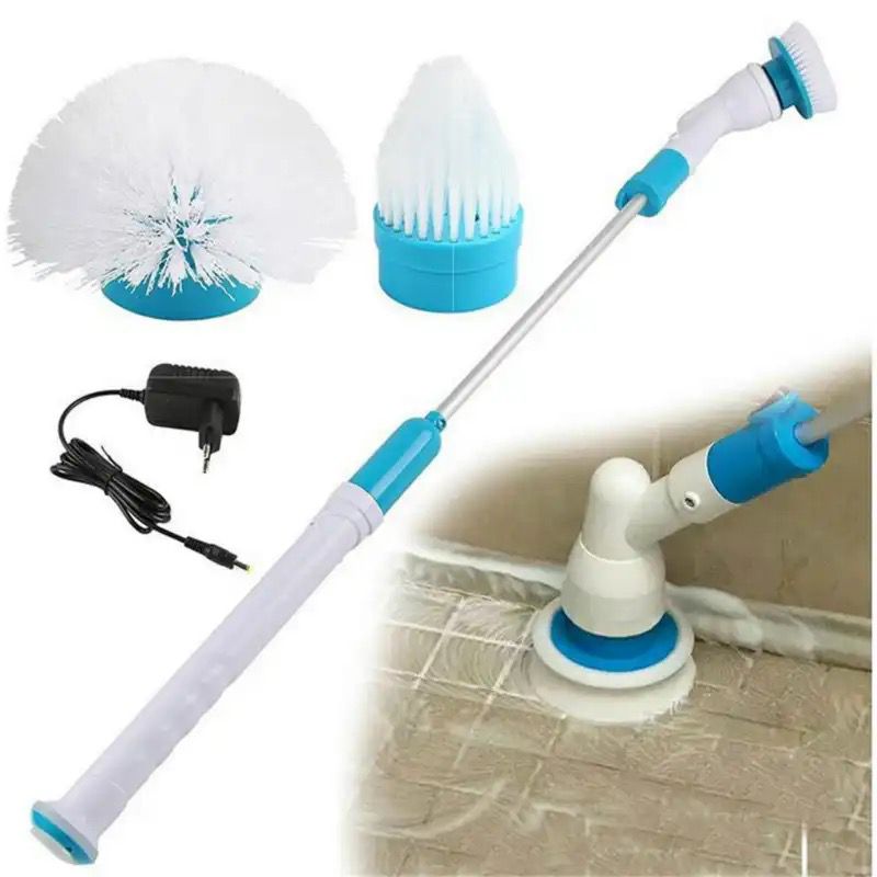 Brosse de Nettoyage Électrique Rechargeable Turbo Multi-Fonctionnelle