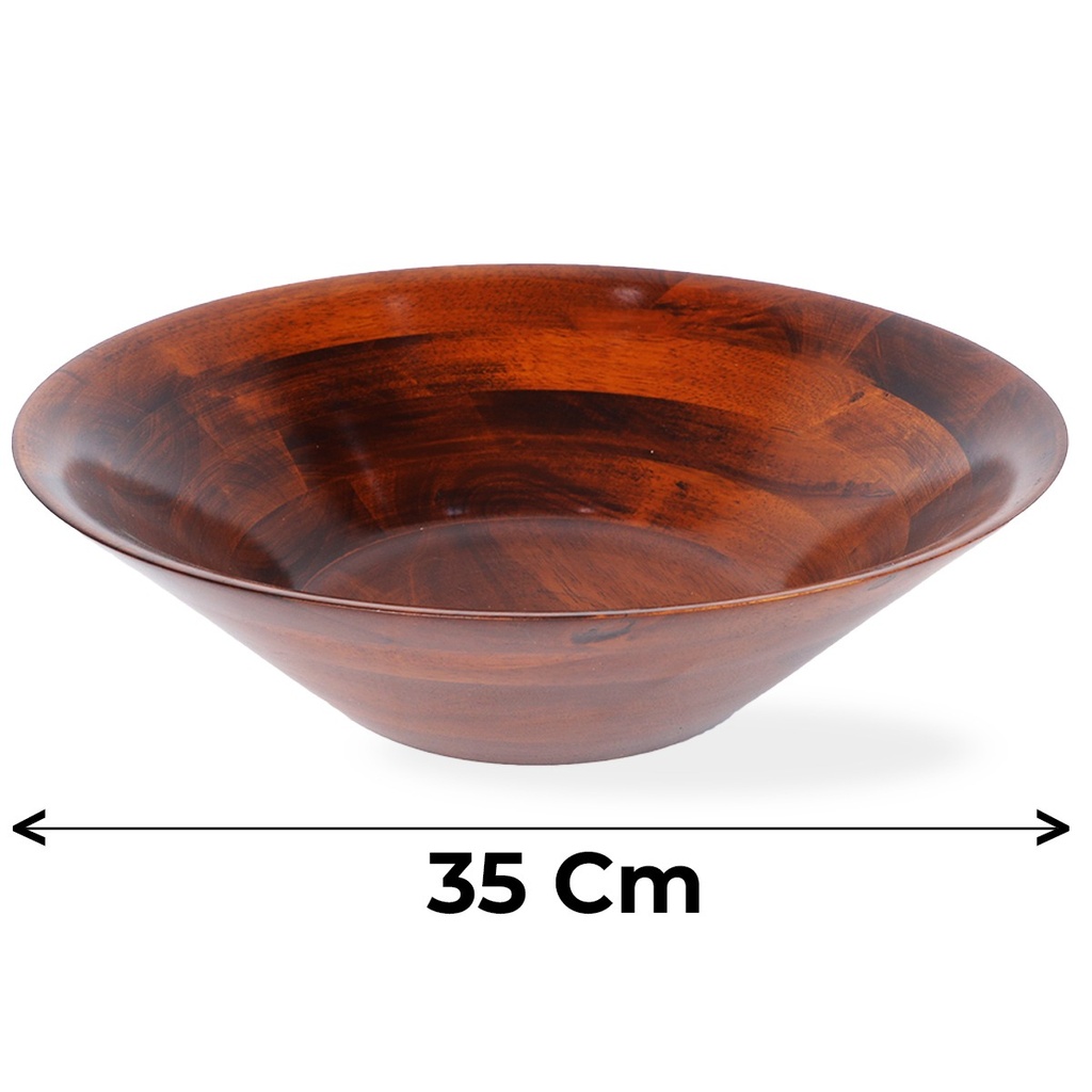 Assiette en bois haute qualité 35 cm