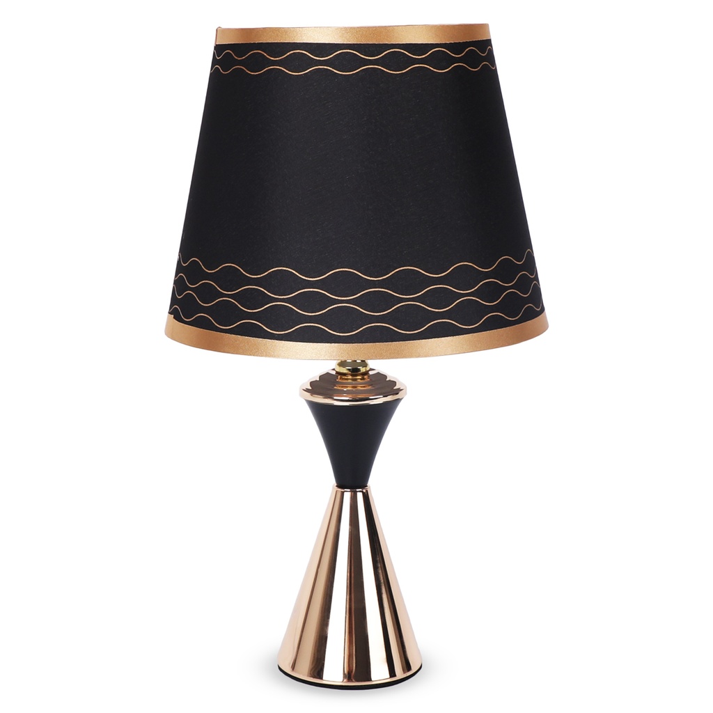 Lampe De Chevet Bronze et Noir 37 cm 