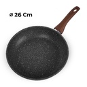 Poêle Creuse 26 cm granit Antiadhésive Olina 