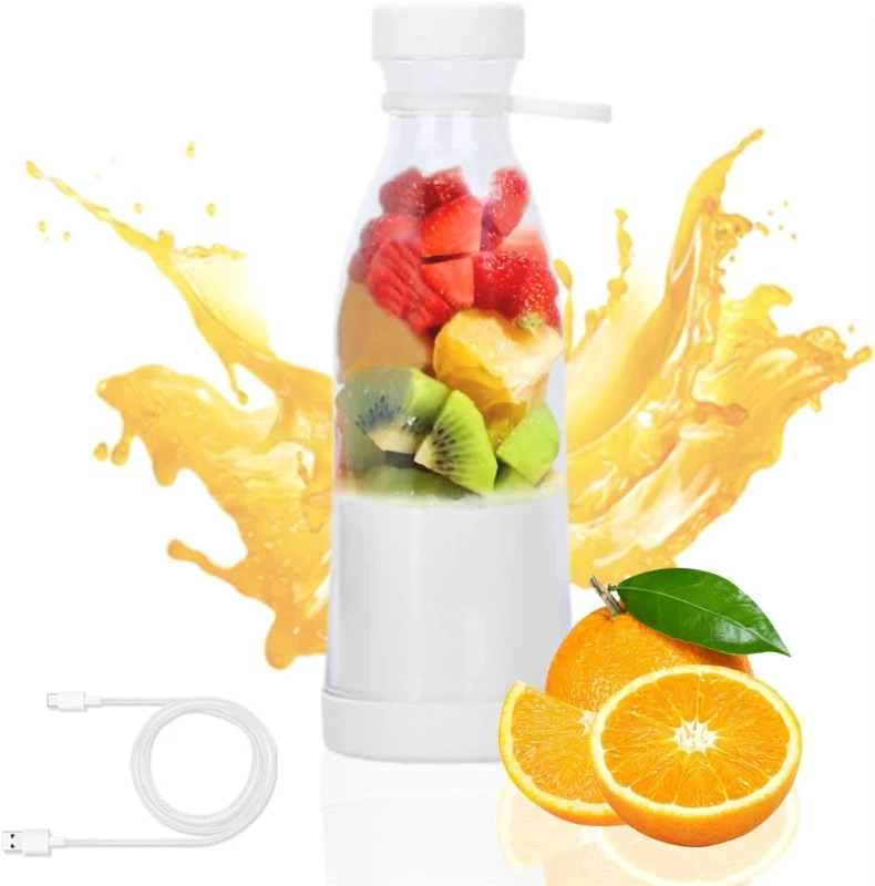 Mini Blender Mixeur Portable Rechargeable forme bouteille 380 ml 