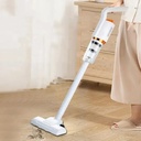 Aspirateur Portable À Main Blanc 2-en-1 Rechargeable 120W