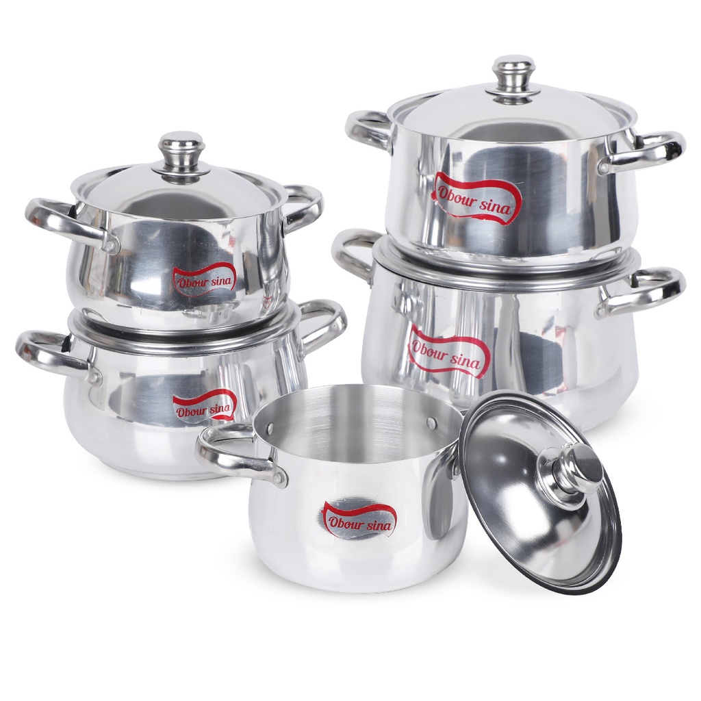 Ensemble De Batterie De Cuisine 10 Pièces En Aluminium 