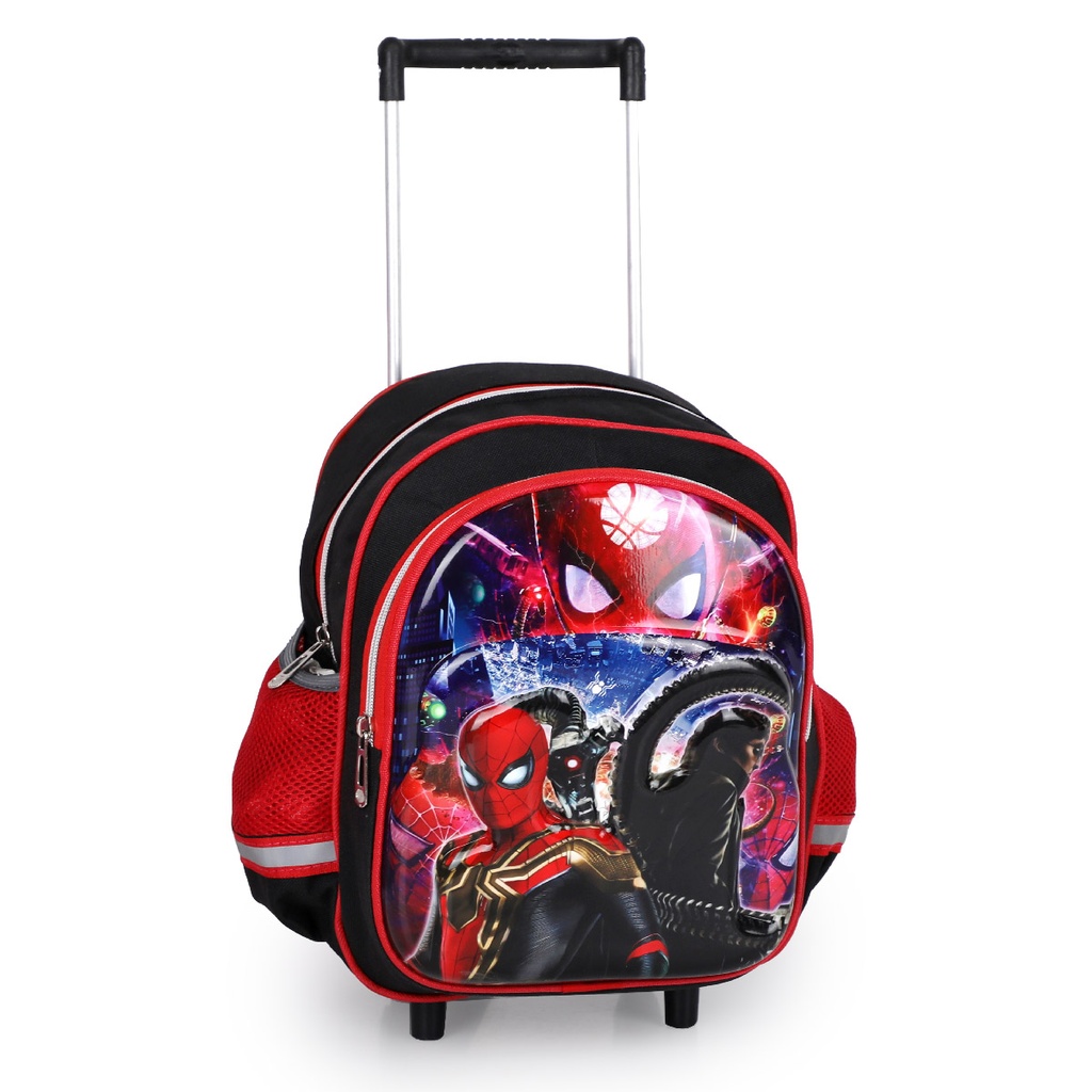 Cartable à Roulettes pour Garçon Motif  Spiderman pour Maternelle et Préparatoire