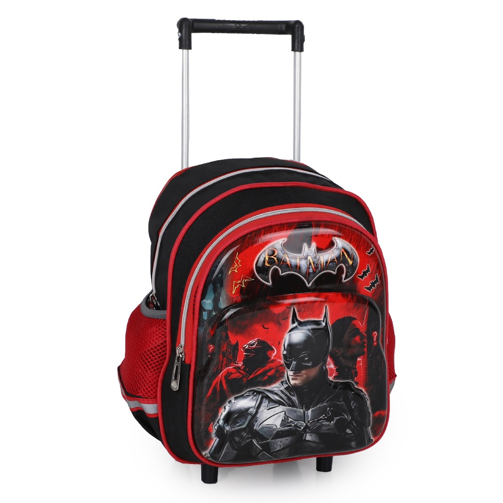 Cartable à Roulettes pour Garçon Motif  Batman pour Maternelle et Préparatoire