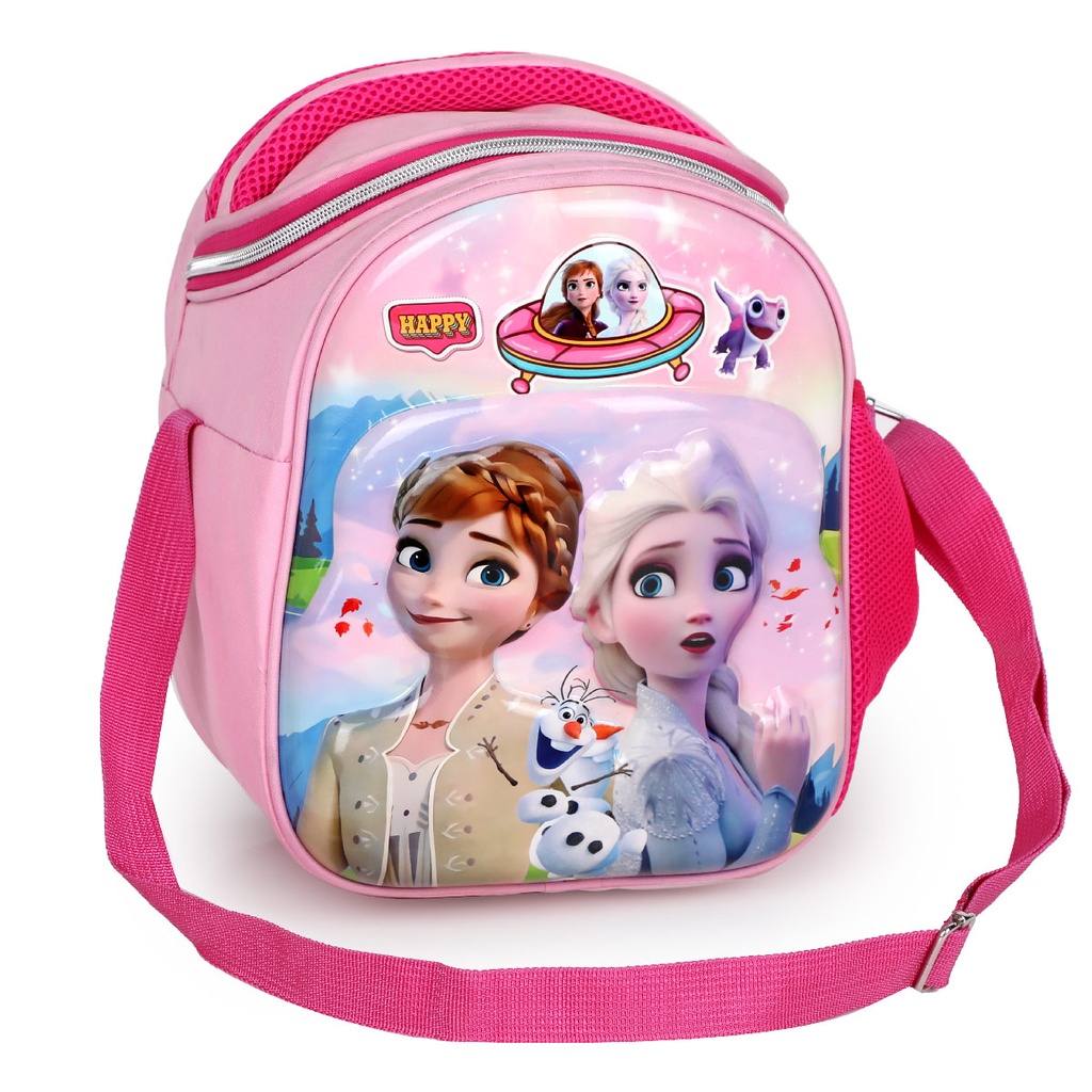 Sac à Gouter 3D Isothermique Portable Pour Fille Motif Frozen Elsa