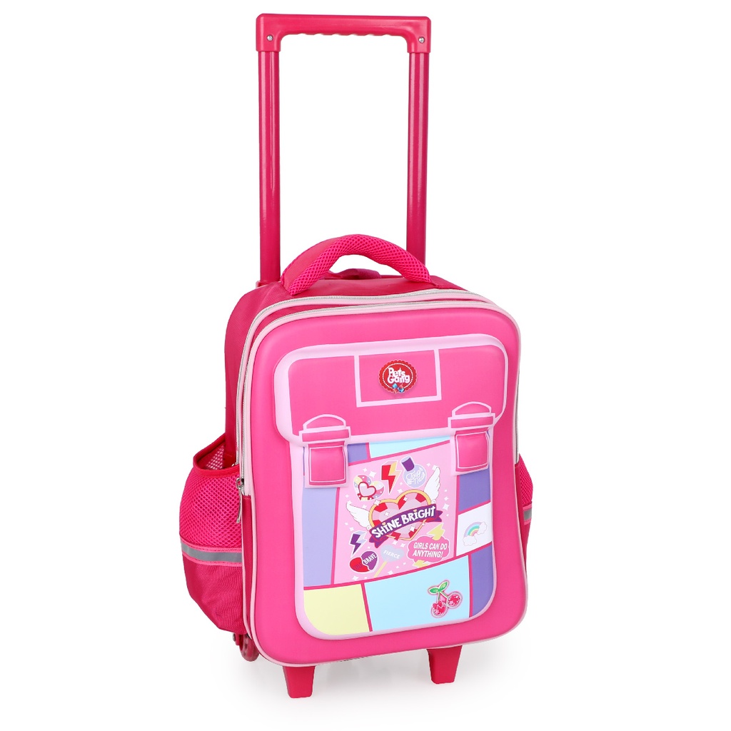 3éme et 4éme Année Primaire Cartable Scolaire Avec Roulette Pour Fille Motif Shine Bright