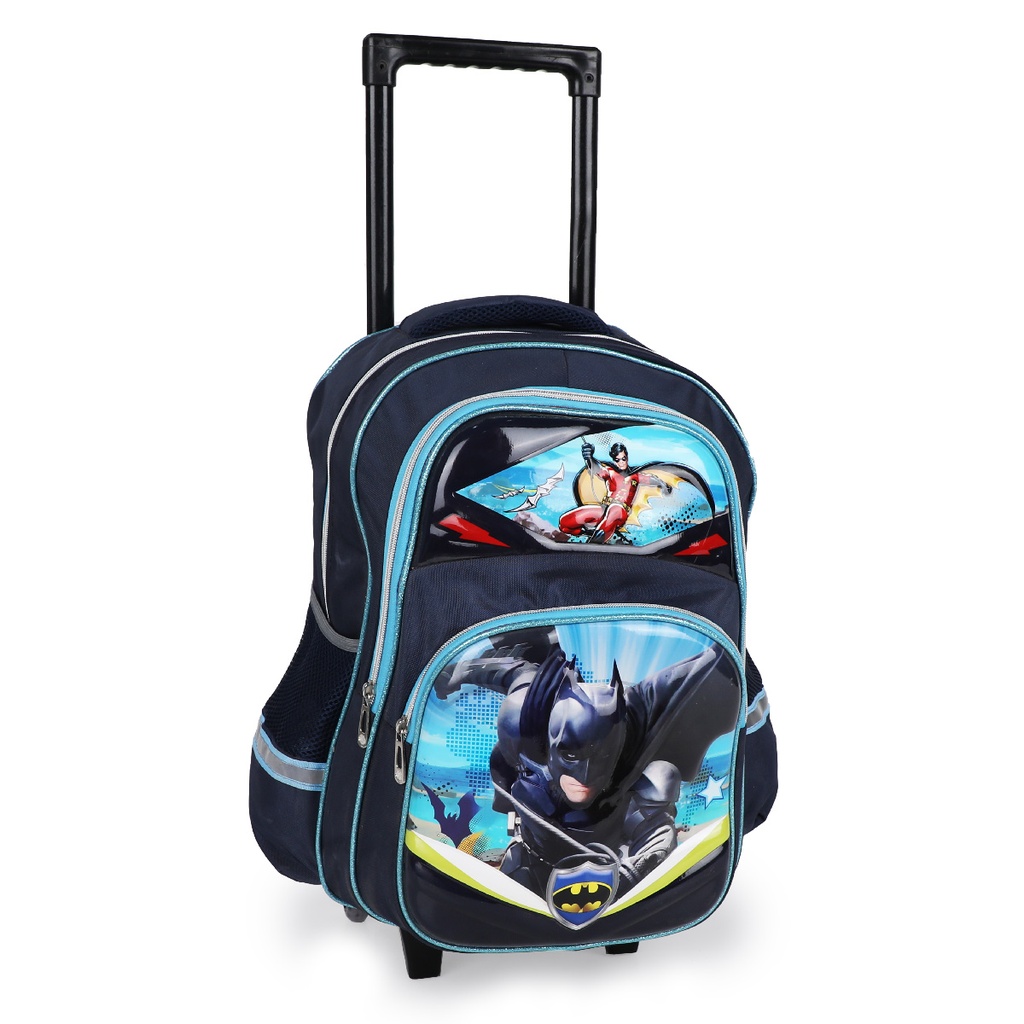 5éme et 6éme Année Primaire Cartable Scolaire Avec Roulette Pour Garçon Motif Batman