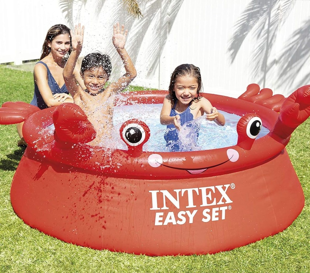 INTEX Piscinette Gonflable Autoportante Crabe (Ø) 1,83 m x (H) 0,51 m / Référence : #26100NP