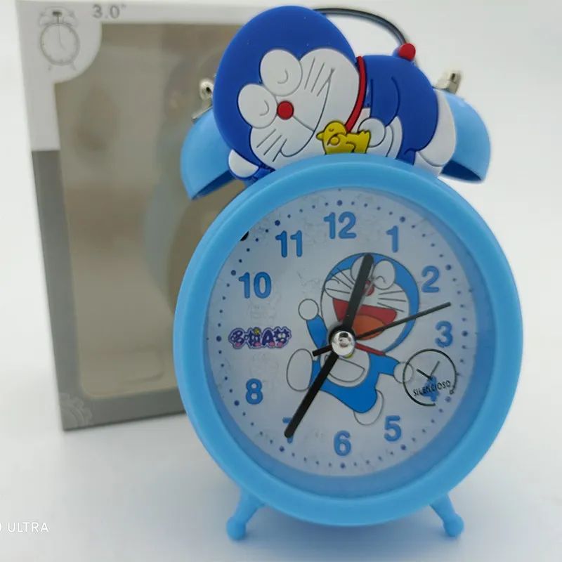 Horloge Réveil avec Alarme Mécanique Motif Dessin Animé pour Enfant