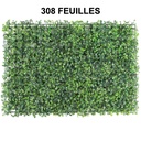 Mur Végétal Artificiel 308 Feuilles 60 X 40 Cm