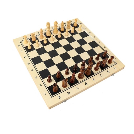 [DATR0072] Jeu d'échecs Pliant en Bois 29cm X 29cm