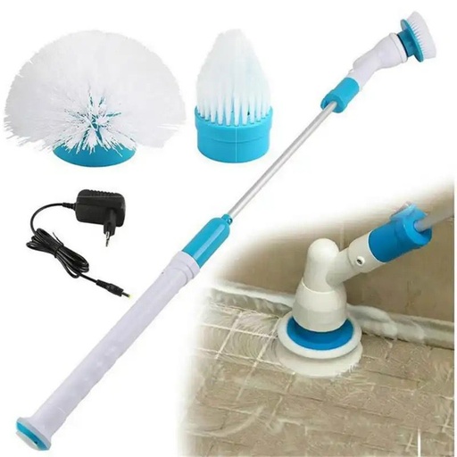 [DATR0084] Brosse de Nettoyage Électrique Rechargeable Turbo Multi-Fonctionnelle