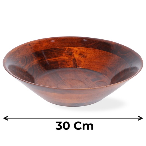 [DATR0136] Assiette en bois haute qualité 30 cm