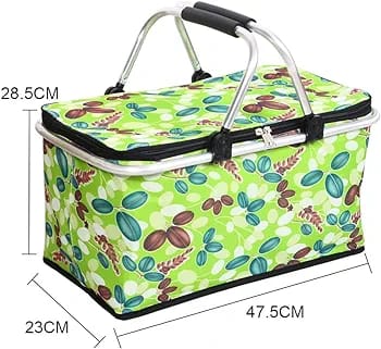 [DATR0322] Panier de Camping et Plage isotherme 40 x 25 x 25 Cm