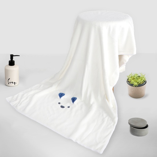 Serviette de corps pour Bébé Avec Motif Tête Animal 3D  135 x 67 Cm