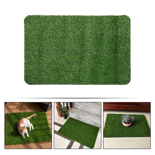 [DATR0355] Tapis d'Entrée Tapis de Pelouse En Gazon Artificiel 60 X 40 cm