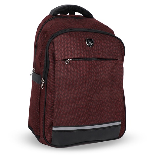 [DATR0422] Sac à Dos En Toile Pour PC Portable Rouge Bordeaux