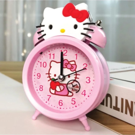 [DATR0515] Horloge Réveil avec Alarme Mécanique Motif Dessin Animé pour Enfant